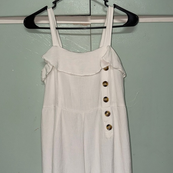 Japana sleeveless linen cotton blend Jumpsuit ADORABLE SIZE Medium - Picture 2 of 9